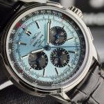 GF Factory Breitling 42MM Calfs Leather Watch Strap B25 Movement Blue Watch